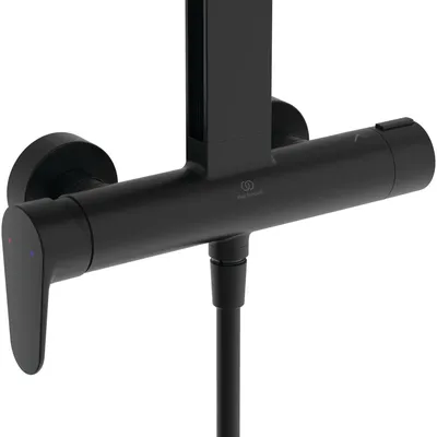 Produktbild von IDEAL STANDARD BE204XG Duschsystem CeraflowAlu+ m.Brausearm.