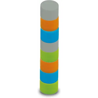 Immagine prodotto di Magnete a disco MAUL, silicone, 12 mm, colori assortiti Forza adesiva: 1,5 kg, diametro: 12 mm / altezza: 6 mm - 1 pezzo (6166499)