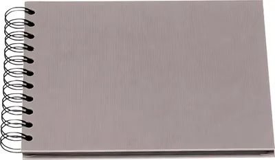 Produktbild von Rössler S.O.H.O., Graubraun, 40 Blätter, 195 x 145, Spiralbindung, Weiß, 195 mm