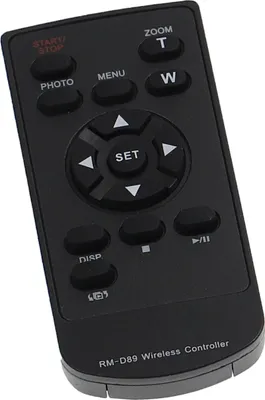 Produktbild von vhbw Infrarot-Fernauslöser Fernbedienung kompatibel mit Canon XA25, XA20, XA10, XF100, XF105 Kamera, Zoom-Funktion