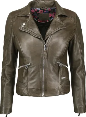 Produktbild von Mustang Lederjacke 31019271 Damen olive M