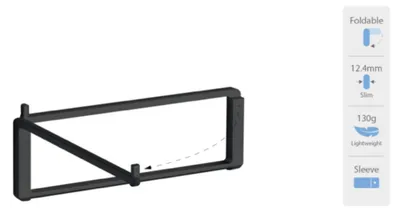 Produktbild von Rain Design mBar pro, Laptop-Ständer, Schwarz, Aluminium, 243 mm, 250 mm, 75 mm