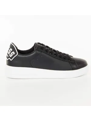 Produktbild von Guess Reyhan Damen Sneaker aus Kunstfaser in Schwarz im sportlichen Design