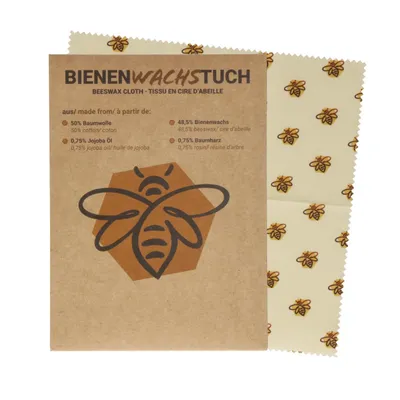 Produktbild von Bienenwachstuch alternative zu Frischhaltefolie mehrfarbig