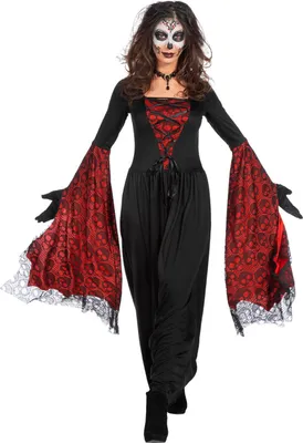 Image de Robe Halloween à manches chauve-souris, taille : 34/36