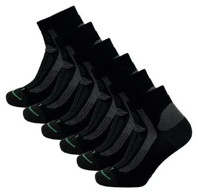 Produktbild von Quarter-Werksocken aus Lyocell - 6 Paar – Schwarz – 39-42