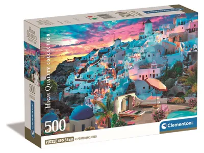 Obrázek produktu pro Clementoni High Quality Collection Greece View, 500 kusů, Krajina, 18 rok/roky