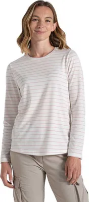Immagine prodotto di Craghoppers Nosilife Akona Maglietta a maniche lunghe Beige 46 Donna Beige 46