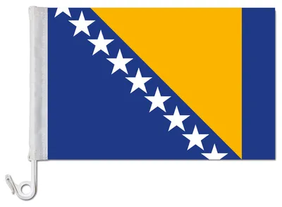 Produktbild von Auto-Fahne: Bosnien-Herzegowina -