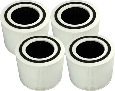 Produktbild von vhbw 4x Luftilter Ersatz für Levoit 817915027073 für Luftreiniger - Kombifilter Nylon-Vorfilter + HEPA + Aktivkohle