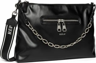 Image de REPLAY sac à épaule Shoulder Bag Black noir