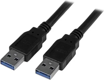 Produktbild von Usb 3.0 A-zu-A Kabel Männlich-Männlich 2m Schwarz
