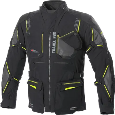 Produktbild von Büse Travel Pro Textiljacke schwarz / gelb Herren 54
