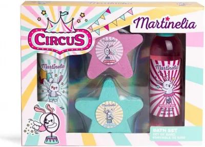 Immagine prodotto di Martinelia | Set regalo per bambini - Gel doccia 200 ml - Balsamo corpo 200 ml - Fragranza fruttata - 2 bombe da bagno 100 g