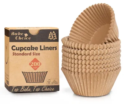 Obrázok produktu pre Papiere formičky na muffiny, 200 kusov. Štandardné formičky na cupcakes