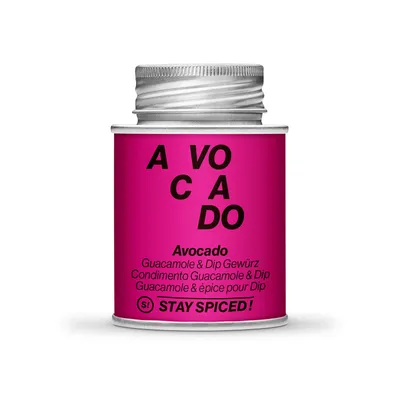 Produktbild von STAY SPICED Avocado Gewürz – Aromatische Gewürzmischung für Avocado, Guacamole & Salate – Perfekt für Wraps, Toast & Dips – Ohne Zusatzstoffe