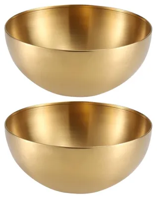 Image de 2 saladières et bols mélangeurs pour une utilisation à la maison et en camping