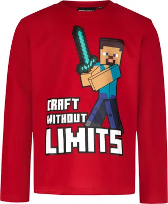 Produktbild von Minecraft Craft Without Limits Langarm-T-Shirt, Größe 140