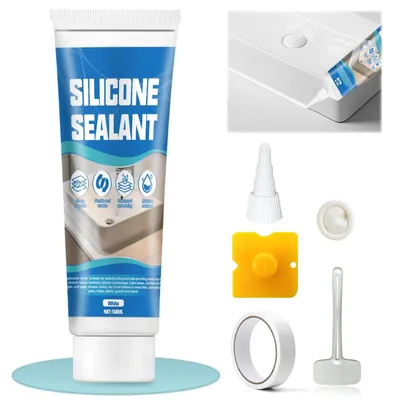 Productafbeelding van Siliconenkit - Wit - Sanitair - 150 ml - Badkamer siliconen