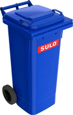Produktbild von 80 Liter Sulo Mülltonne, Mülleimer, Abfalltonne, Großmüllbehälter blau (80 Sulo blau)