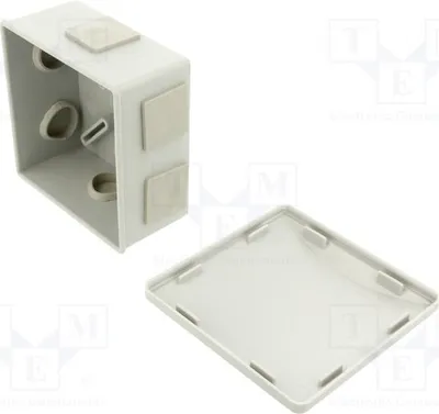 Produktbild von 1x Gehäuse: Verbindungsdose Z: 40mm Y: 80mm X: 80mm  ,Polystyrol S-BOX 036 Elektro