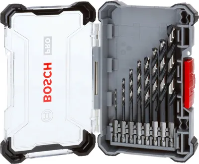 Produktbild von Bosch Impact Control HSS Bohrerset 8-tlg. Metallbohrer HSS-Bohrer Spiralbohrer