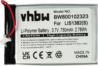 Produktbild von vhbw Akku kompatibel mit Sony Portable Reader PRS-300BC, PRS-300, PRS-300SC, PRS-300RC eBook Reader (750 mAh, 3,7 V, Li-Polymer)