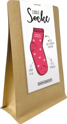 Produktbild von Grafik-Werkstatt COOLE SOCKE GR.36-40 LIEBLINGSMENSCH LIEBLINGSMENSCH