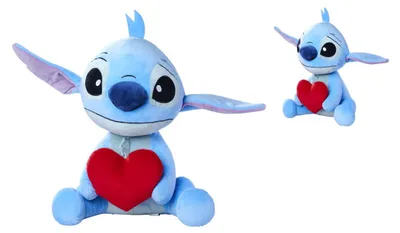 Produktbild von Simba DISNEY Stich mit Herz 50cm 587 - 0039