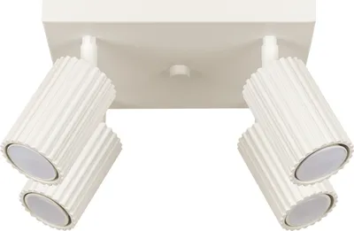 Productafbeelding van Inbouwspots GRAVIO, beige, 4xGU10x10W, aluminium, afmetingen: 16,5x25x25cm, IP20, Pure Lume