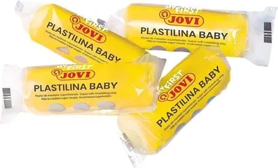 Produktbild von Jovi Baby Modelliermasse für Kinder Yellow 4 x 38 g