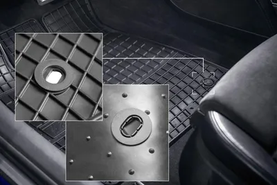 Image de Tapis de sol caoutchouc noir pour Skoda Octavia I 1996-2010 4 pièces