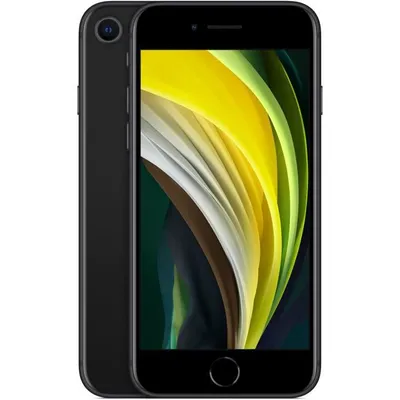 Produktbild von Apple iPhone SE, 11,9 cm (4.7"), 1334 x 750 Pixel, 64 GB, 12 MP, iOS 14, Schwarz