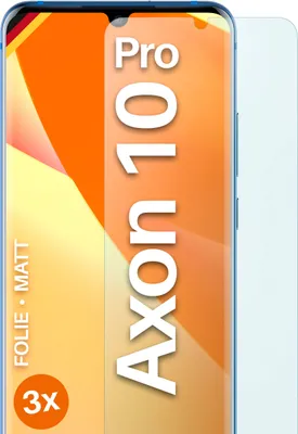 Produktbild von moex® 3x Schutzfolie kompatibel mit ZTE Axon 10 Pro - Displayschutzfolie Anti Reflex Folie, Matt