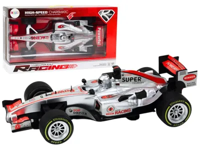 Image de Voiture de sport Racer à propulsion 1:9 Silver Sounds