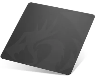 Glazen muismat ultra glas 30x30x0,4 cm schwarz