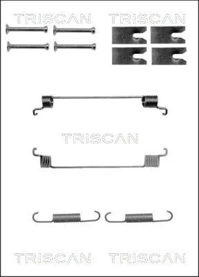 Produktbild von TRISCAN Zubehörsatz Bremsbacken Zubehörsatz Bremsbacken 8105 152562 Hinten für OPEL Corsa D Schrägheck (S07)