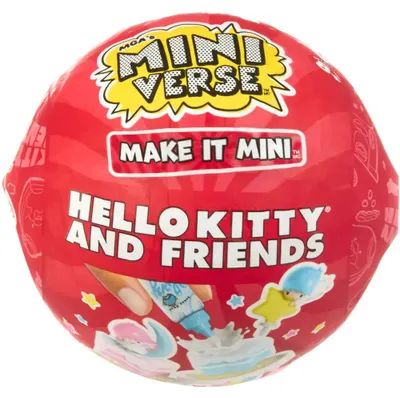 Immagine prodotto di Miniverse Make It Mini, serie 4 di SANRIO Hello Kitty, 8 pezzi, multicolore, plastica