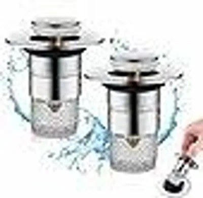 Produktbild von 2 Stücke WaschbeckenstöPsel für 34-40mm Abflussstopfen Waschbecken