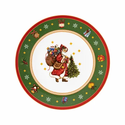 Image de Hutschenreuther Plätzchenteller 31 cm Happy Wintertime H. Wintertime Green 02488-727472-12785