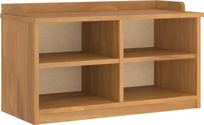 Produktbild von vidaXL Flurbank SANDNES 87x40x50 cm Massivholz Kiefer
