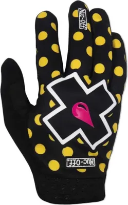 Zdjęcie produktu dla Rękawiczki rowerowe Muc Off Unisex, żółte w kropki, rozmiar M