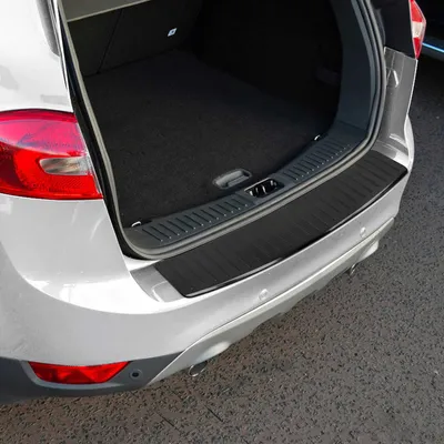 Image de Protection du seuil de chargement Protection du pare-chocs pour Ford Kuga 2008-2013 Brossé Foncé 1pce