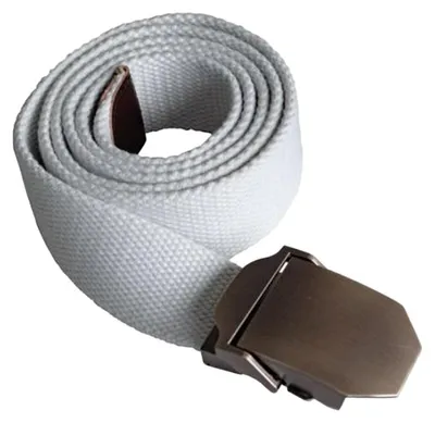 Image de Korntex - Ceinture « Zurich » pour hommes/femmes unie LT6157 (taille unique) (blanc)
