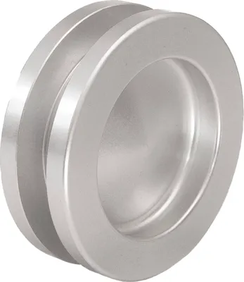 Zdjęcie produktu dla KWS 5252 Uchwyt muszlowy Ø 65 mm aluminium anodowane na srebrno (1 szt.)