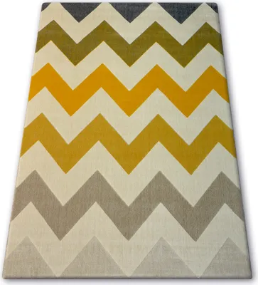 Produktbild von Teppich SCANDI 18248/251 - Zickzack Weiß 140x200 cm