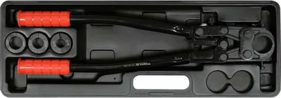 Immagine prodotto di YATO pinza professionale per tubi 4 pezzi, per tubi PE RT PEX Al PEX PEX-AI-PEX compositi in alluminio, 16-26 mm, contorno a U, ali