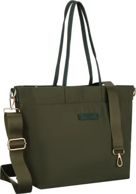 Obrázek produktu pro Peterson dámská shopper kabelka z nylonu zelená 39x25 cm