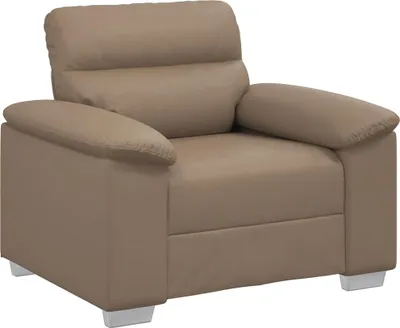 Produktbild von vidaXL Sessel Cappuccino-Braun 100x81x84 cm Kunstleder