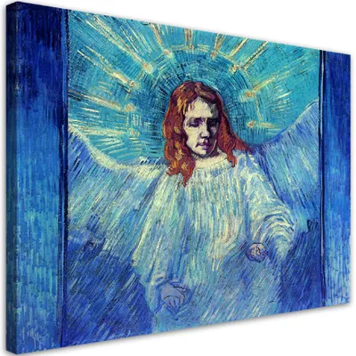 Immagine prodotto di Quadro su tela  Angelo - V. van Gogh 120x80 Feeby Quadro colorato per la parete pronto per essere appeso